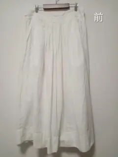 【新品】Khadi ＆ Co ギャザースカート オフホワイトのサムネイル