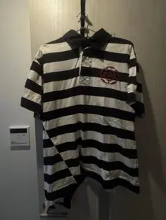 Vivienne Westwood MAN ボーダー 半袖ポロシャツ 46 刺繍のサムネイル
