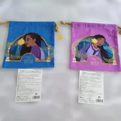 Disney WISH 巾着袋 2枚セット 東京ばな奈