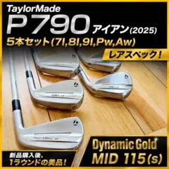 【最新/7I-AW】TaylorMade P790 アイアン(2025) 5本のサムネイル