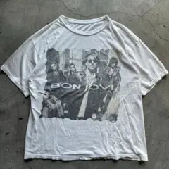 BonJovi 86年ツアー ボンジョヴィ バンドtシャツ バンT バンt 白 
