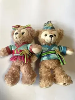 ディズニー ダッフィー＆シェリーメイ 七夕ぬいぐるみバッジ