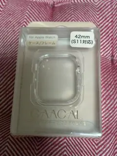 アップルウォッチケース　透明　42ミリ　新品