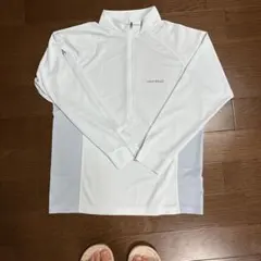 mont-bell クールロングスリーブジップシャツ　レディース