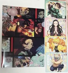 鬼滅の刃　クリアファイル　マグネットコレクションガム4 炭治郎　善逸　伊之助
