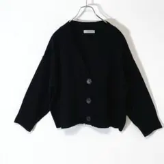 Ma. Le-HOLIC カーディガン　羽織　黒　長袖　Vネック　匿名配送