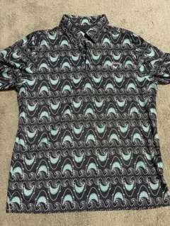 Callaway メンズシャツ　波模様 3L