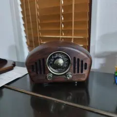 レトロ木製ワイヤレススピーカー