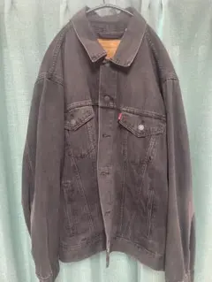 LEVI'S ブラック デニムジャケット XL