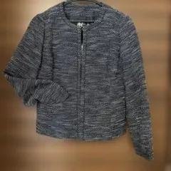 *セール*ネイビー ツイード テーラードジャケット　卒業式　入園式　着回し　新品