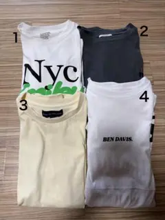 ロンT2枚・半袖2枚セット