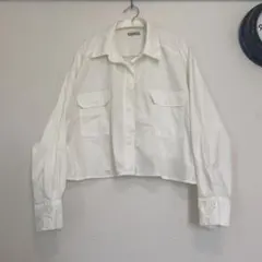 ミスティック　mystic ショート丈シャツ　ジャケット