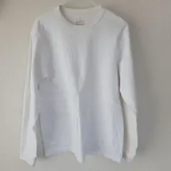 良品計画 白の長袖Tシャツ ロンティ Mサイズ ポケット無し