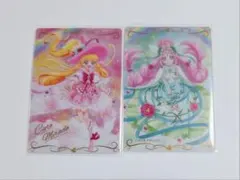 プリキュアカードウエハース11 キュアミラクル、キュアフェリーチェ