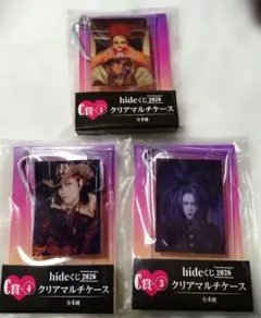 hideくじローソン・クリアスタンドB賞×2・クリアマルチケースC賞×2 セット B-2賞】LAWSON ローソン hideくじ2026 hide XJAPAN B賞 クリアスタンド