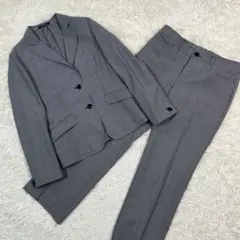 ニューヨーカー セットアップ スーツ パンツ グレー 9ARのサムネイル