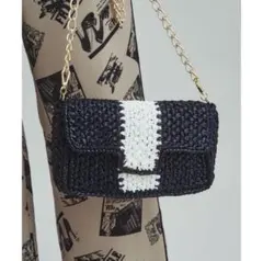 ⭐︎お値下げ　Caterina bertini バイカラーチェーンバッグ