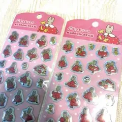 MARRONCREAM ぷくっとシール ステッカー 2枚セット　マロンクリーム