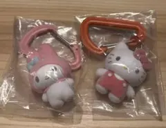 サンリオ カラフルカラビナマスコットチャーム　ガチャ　ハローキティ　マイメロ