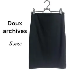 Doux archives ブラック タイトスカート Sサイズ