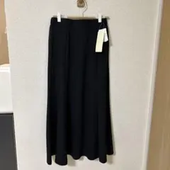 新品未使用　ehka sopoエへカソポ　カットマーメイドスカート　ブラック