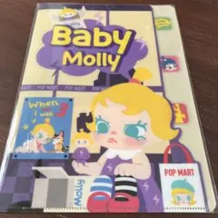 POPMARTのショッパー1枚 BABY MOLLY クリアファイル非売品1枚