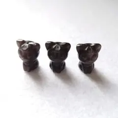 シルバーオブシディアン　猫