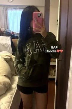 GAP 迷彩 カモ柄　パーカー y2k 海外ガール