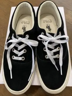 Polo Ralph Lauren スエード スニーカー ブラックのサムネイル