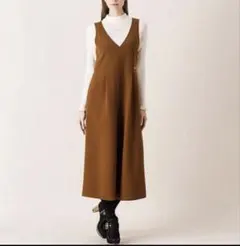 美品　ブルーレーベルクレストブリッジ　オールインワン　ブラウン　ストレッチ　36
