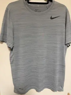 【L】Nike DRI-FIT グレー Tシャツ メンズ