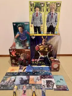 ヒロアカ　僕のヒーローアカデミア 一番くじ 緑谷出久　爆豪勝己　オールマイト