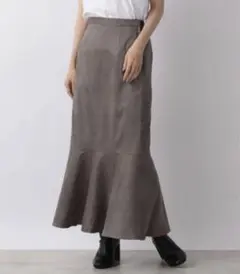 LOWRYS FARM スエードマーメイドスカート　214884