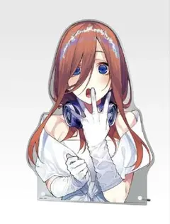 中野三玖バストアップアクリルボード 一番くじ 五等分の花嫁 5周年　C賞　J賞