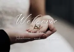 ウェルカムボード 結婚式 前撮り ウェルカムスペース 装飾