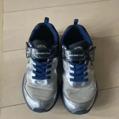 軽量 ムーンスター 20センチ シルバー ネイビー スニーカー