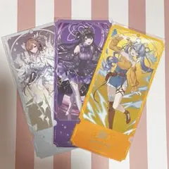 チケット風カード 3枚セット（珠乃井ナナ / フレン / 月ノ美兎）