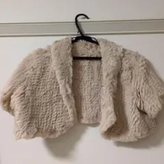 ボレロ 結婚式などに着るドレスの際にお勧めラビット使用9号