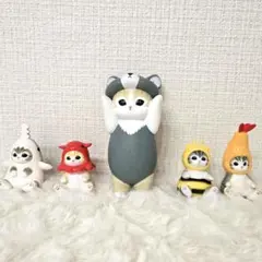 猫キャラクター フィギュア 5体セット