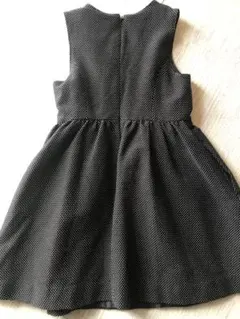 gu フォーマルワンピース　110 ドット　ブラック