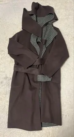 6 ROKUロクHOOD REVER GOWN COAT リバーシブルのサムネイル