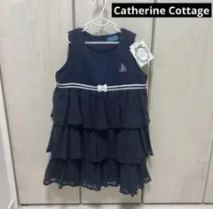新品タグ付き　キャサリンコテージ　120cm ネイビー　ノースリーブワンピース