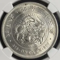 1901年メキシコ1ペソ銀貨NGC鑑定済みMS 60|mercari商品代購│mercari