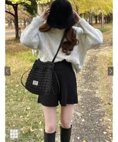 GRL ファーバケットハット ［dd322 ブラック］