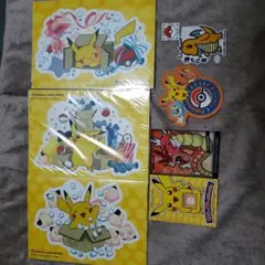 ポケモンセンター ピカチュウ ステッカー 6枚セット
