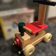 ☆新品☆ 大きな木工三輪車の置物 - メルカリ