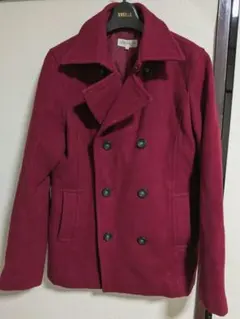 pour la frime ウールコート／バーガンディ