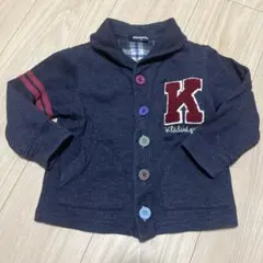 最終値下げ　 klädkäp カーディガン 90 ネイビー