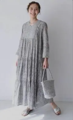 ヌキテパ　ハグオーワーコラボ新品タグ付 ロングワンピース(^.^) Yahoo!オークション - ハグオーワー ヌキテパコラボ ワンピース