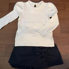 こども長袖　スカート　キュロット　120cm